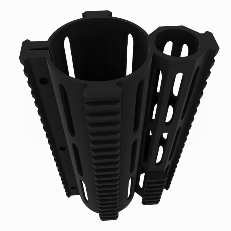 Price: €97.99 - Handschutz 62-28 mm, 6 Picatinny-Schienen - FX Airguns