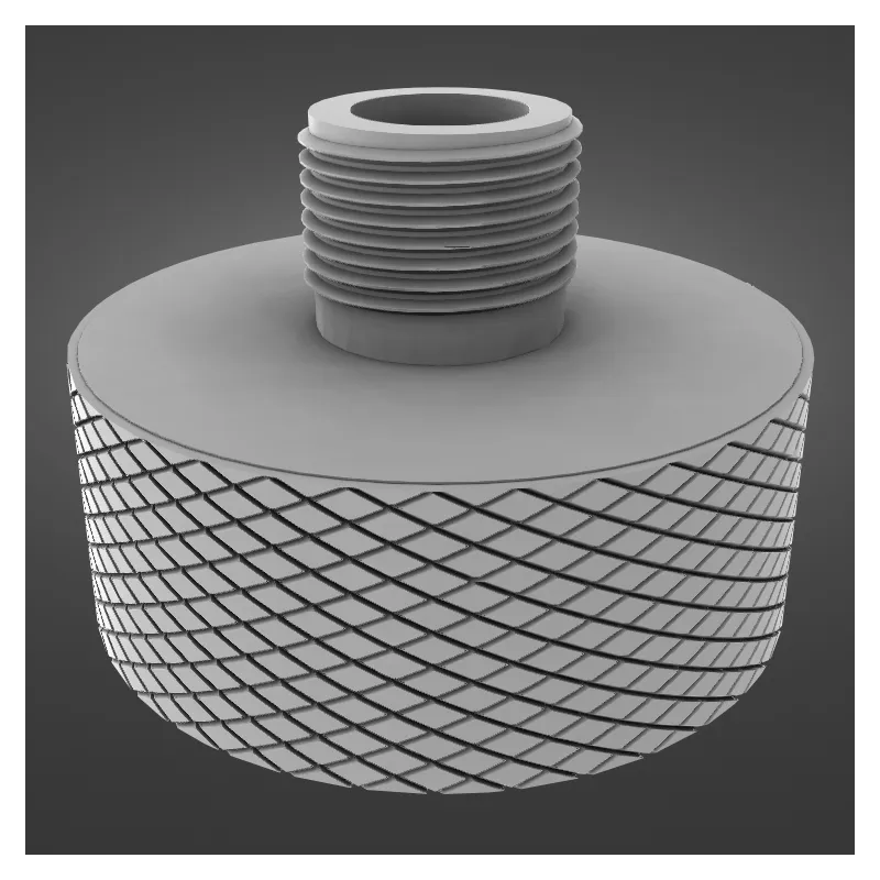 Adapter prigušivača ženski 28x1mm, muški 1-2 unf | 