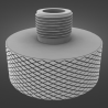 Tlumič Adaptér samice 28x1mm, samec 1-2 unf | 