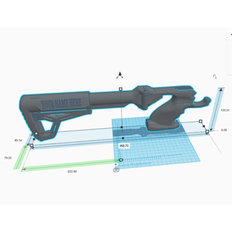 Calcio pieghevole Reximex RP - Mito - design AR 15 | Reximex