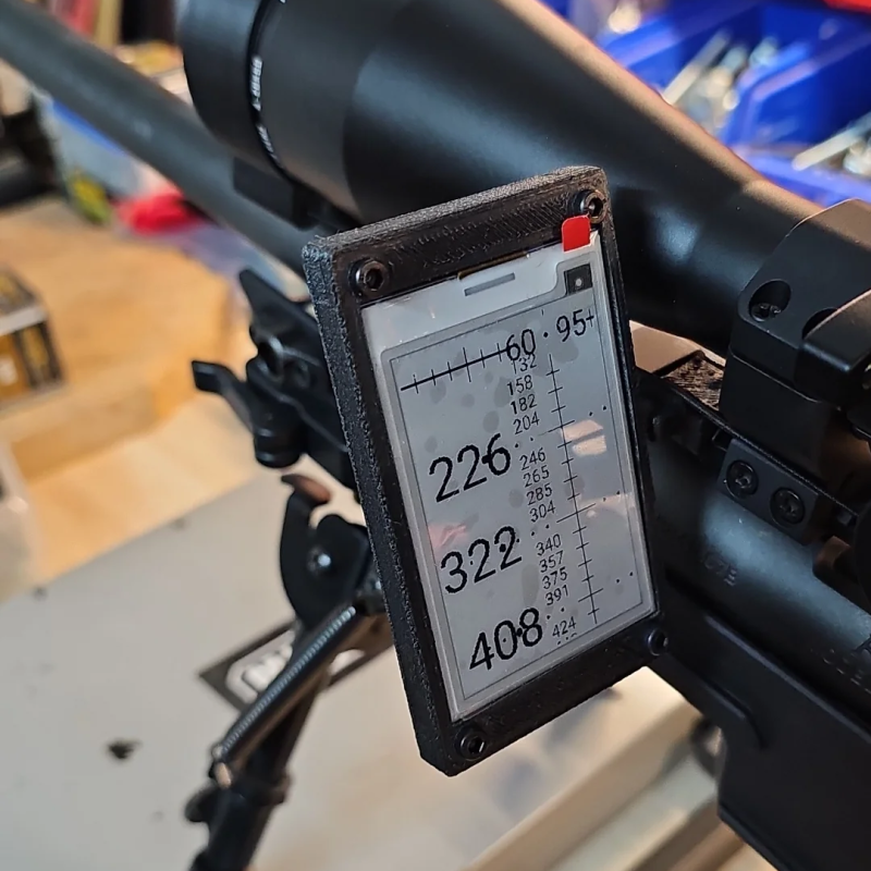 Strelook Waveshare2.7 NFC-betriebenes Displaygehäuse und Halterung | 