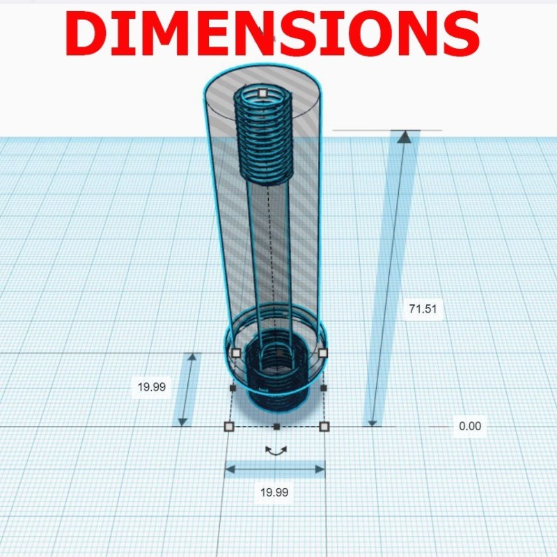 Adapter prigušivača Artemis PP700 UNF | Artemis