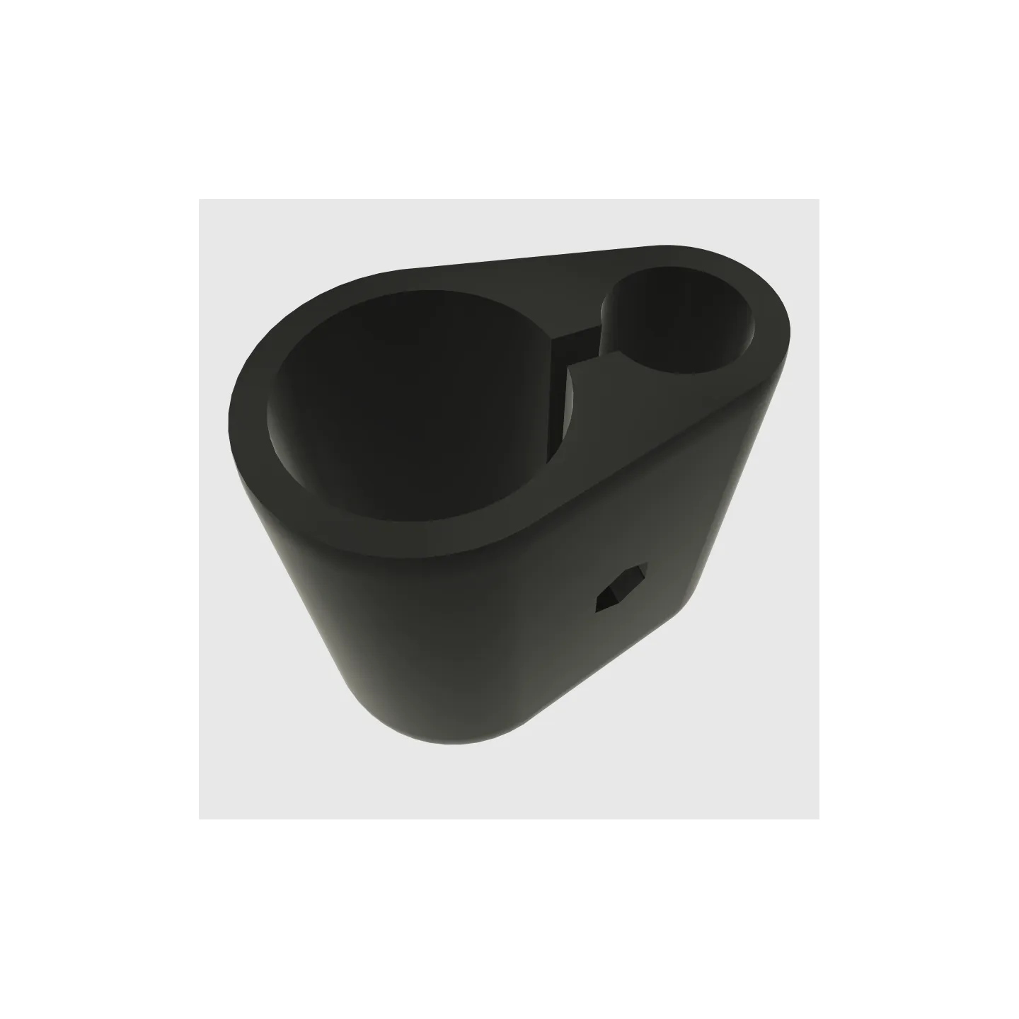 Barrel Band med Picatinny - luftflaskhål 22 mm, fathål 12 mm - Price: €30 - Artemis
