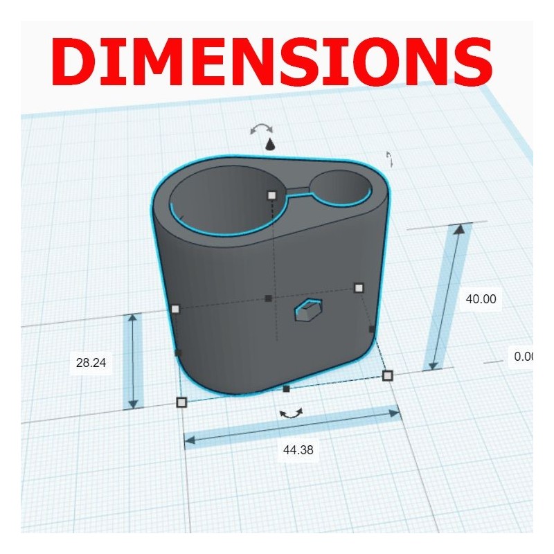 Bande de canon avec Picatinny - trou pour bouteille d'air 22 mm, trou pour canon 12 mm | Artemis
