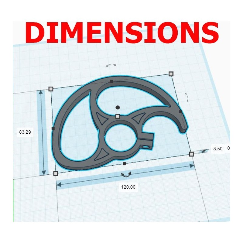 Roda Swat Parallax para miras com torres de 30mm | 