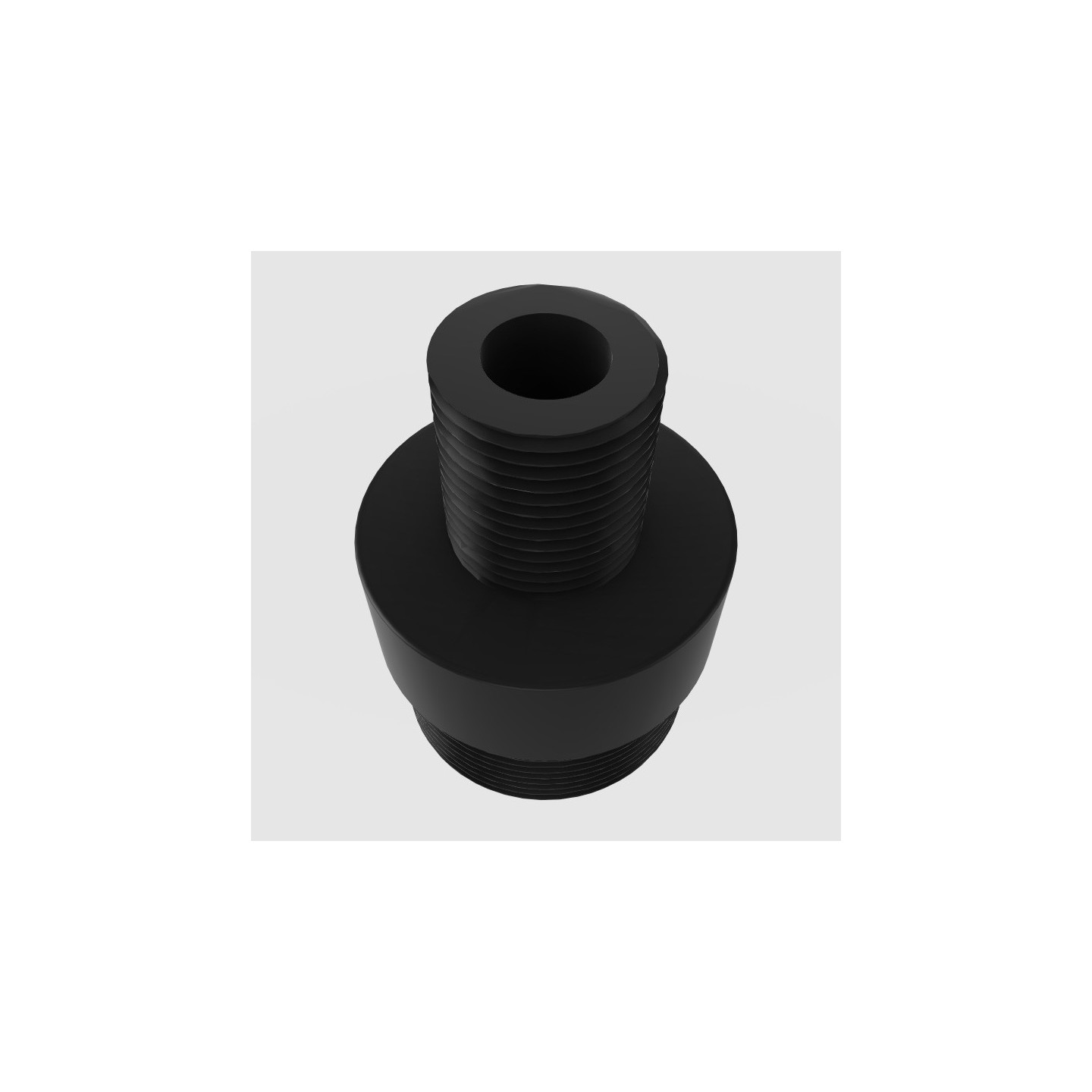 Adaptador Silenciador 1/2″-20 UNF a M23x1 (como Huben K1) - Price: €22 - Huben