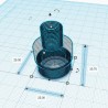 Schalldämpferadapter 1/2″-20 UNF auf M23x1 (wie Huben K1) | Huben