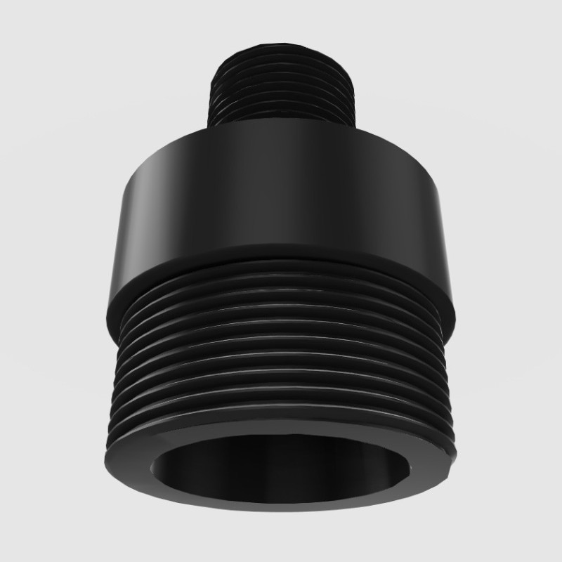 Schalldämpferadapter 1/2″-20 UNF auf M23x1 (wie Huben K1) | Huben