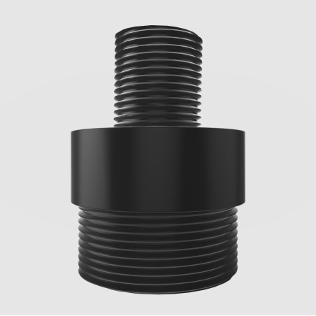 Adaptér tlumiče 1/2″-20 UNF na M23x1 (jako Huben K1) | Huben