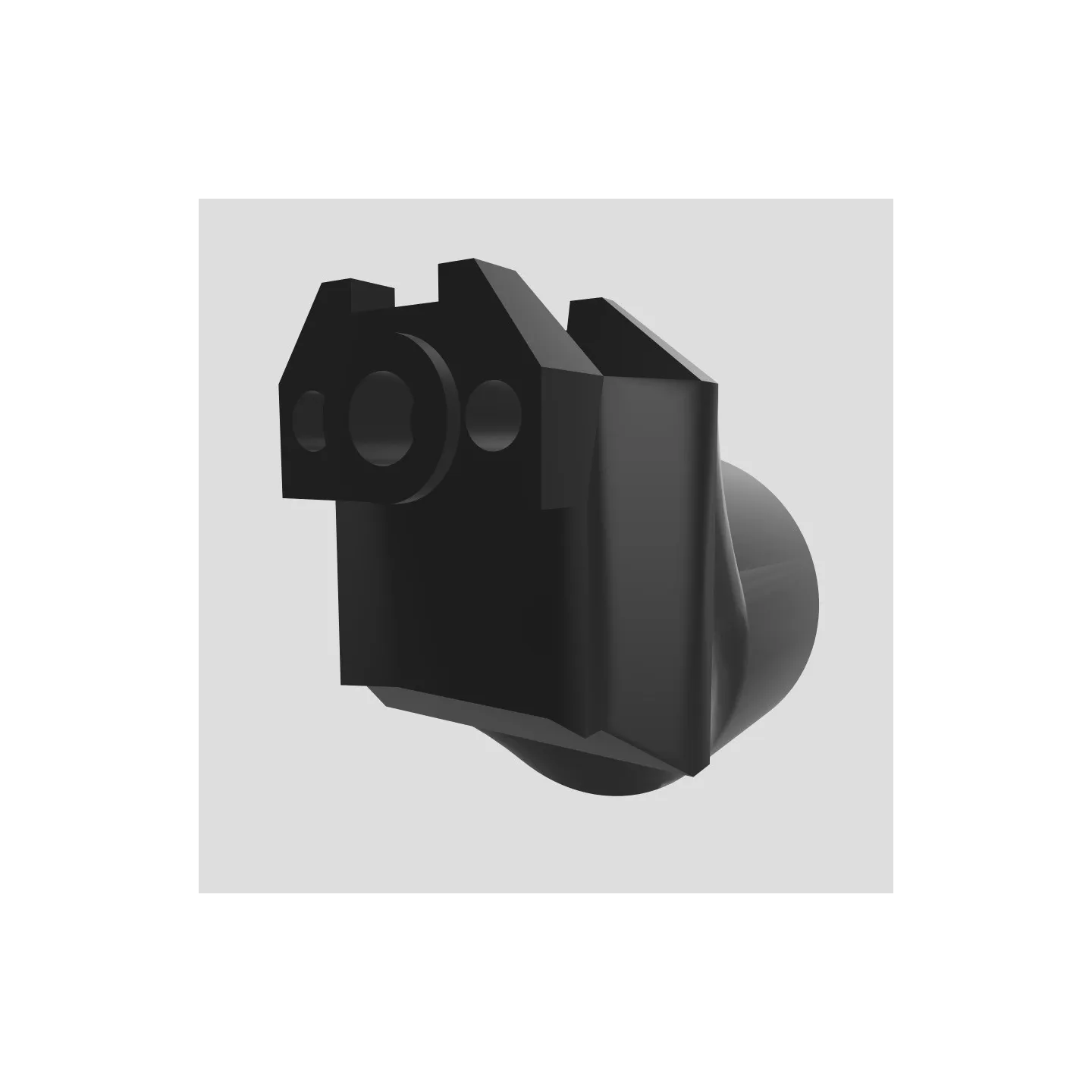 Huben GK1 mottagare bakre täckplatta för Mil-Spec Stock (AR15 typ) - Price: €35 - Huben