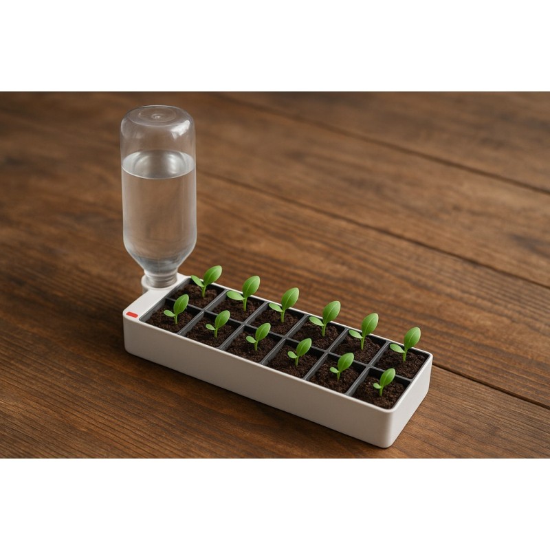 Macetero Auto-riego para Plántulas (Sistema con Botella PET) | 