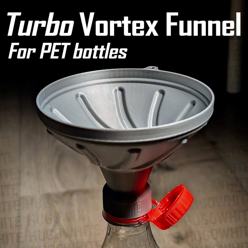 Vortex Tölcsér – Gyors folyadékátöntés PET palackokhoz | 