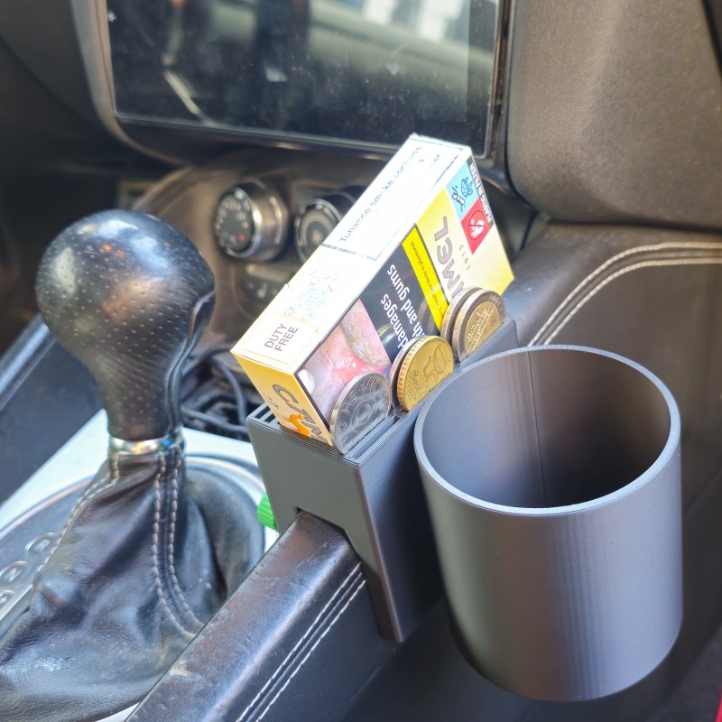 Uchwyt na napoje & Organizer 4-w-1 do Audi TT Mk2 (8J) – Konsola środkowa | 