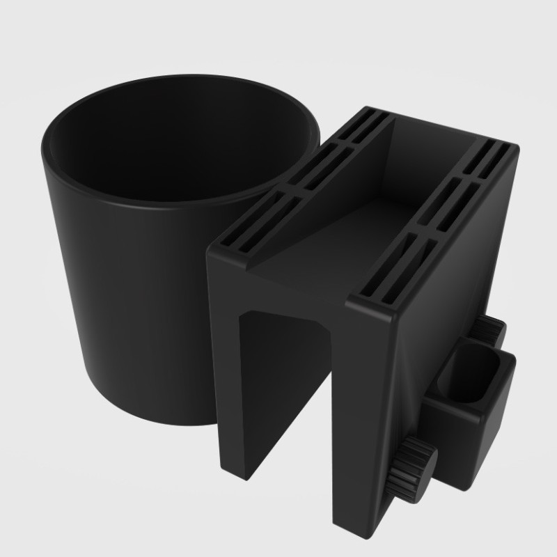 Getränkehalter & 4-in-1 Organizer für Audi TT Mk2 (8J) – Mittelkonsole | 