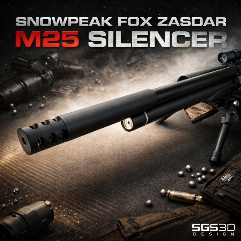 Snowpeak Fox Zasdar M25 tłumik | Artemis