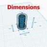 Female Silencer Adaptor 1-2x20 UNF | 