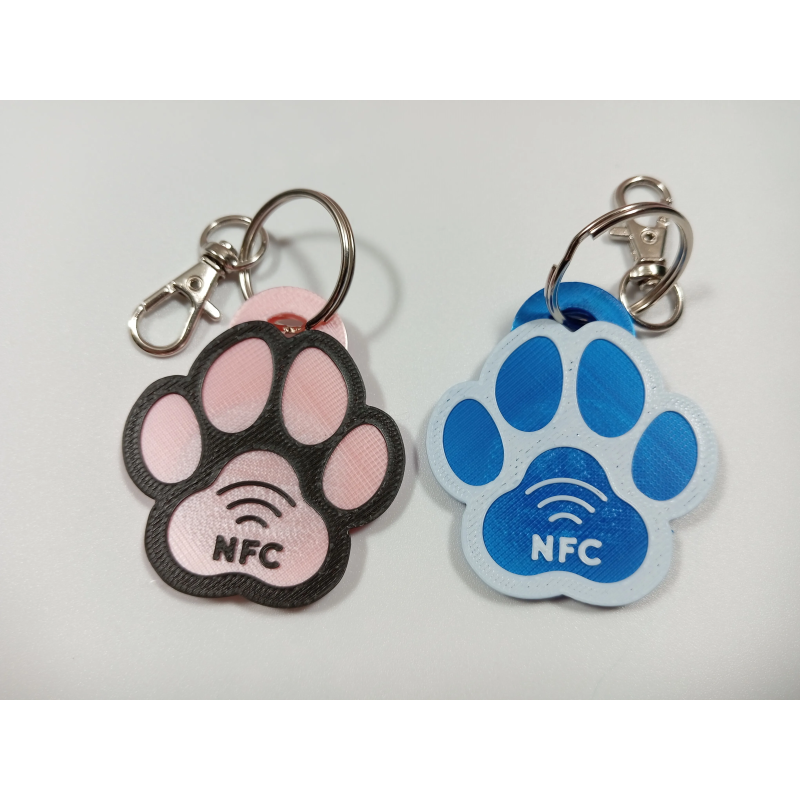 Vlastní NFC klíčenka s čipem NTAG213 | 
