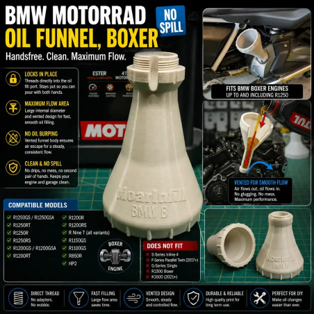 Funil de Óleo BMW Motorrad, Boxer (Sem Derramamento) | 