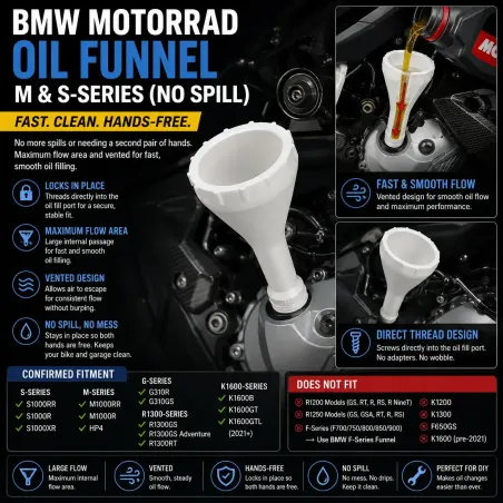 BMW Motorrad 🏍️ levak za ulje - M i S serija