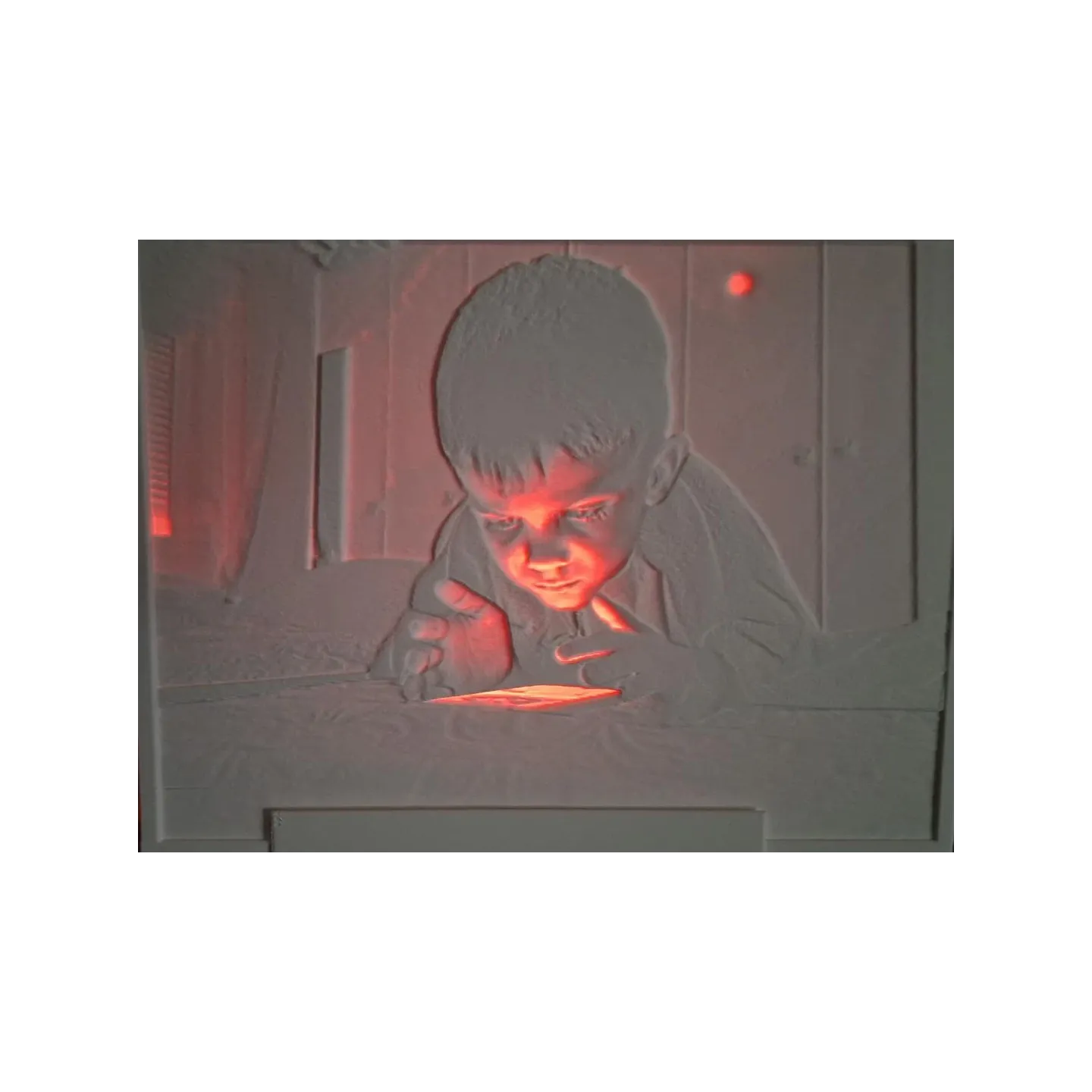 Personalisierte 3D-Lithophanie 📸 Foto