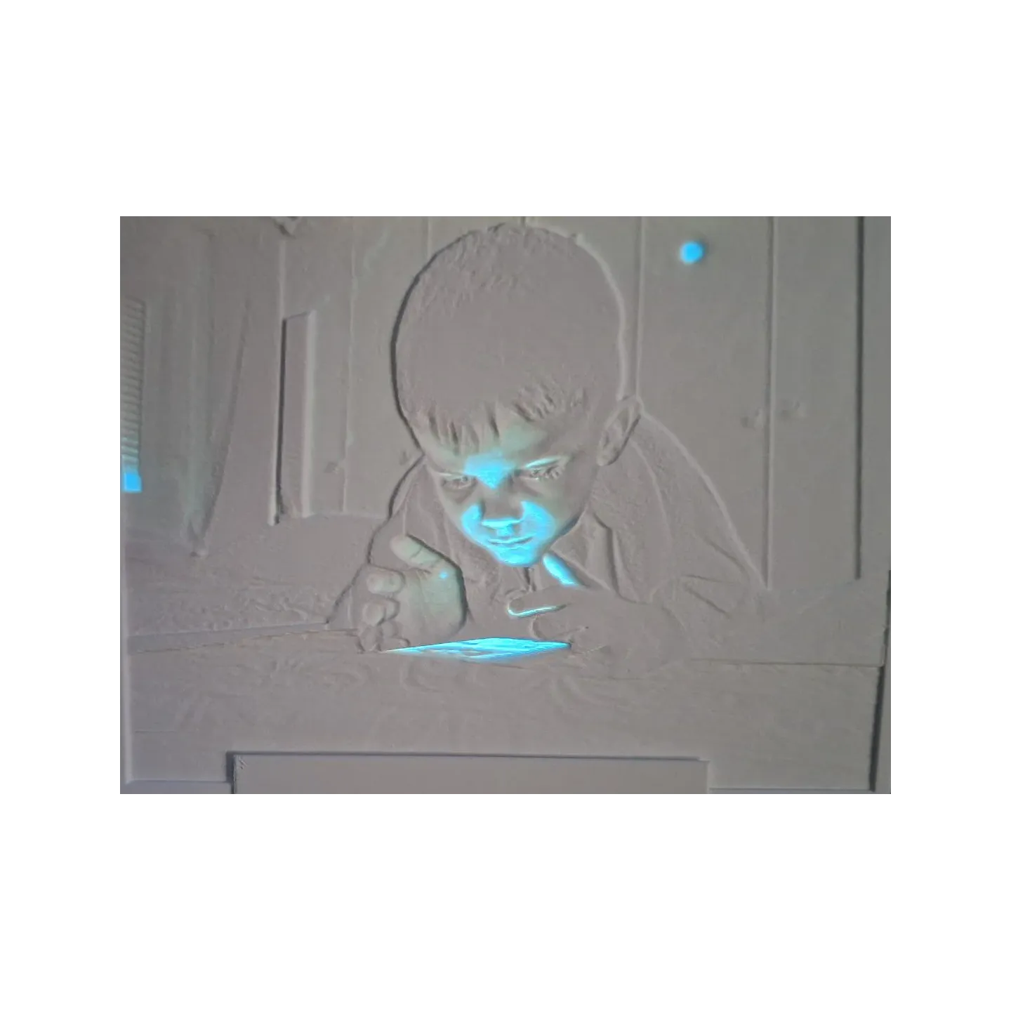 Personalisierte 3D-Lithophanie 📸 Foto