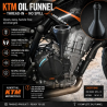 Funil de Óleo KTM - Rosqueado (Sem Derramamento) | 