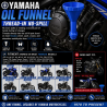 Entonnoir à huile YAMAHA – À visser, anti-renversement | 