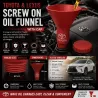 Embudo de aceite atornillable Toyota y Lexus con tapa | 