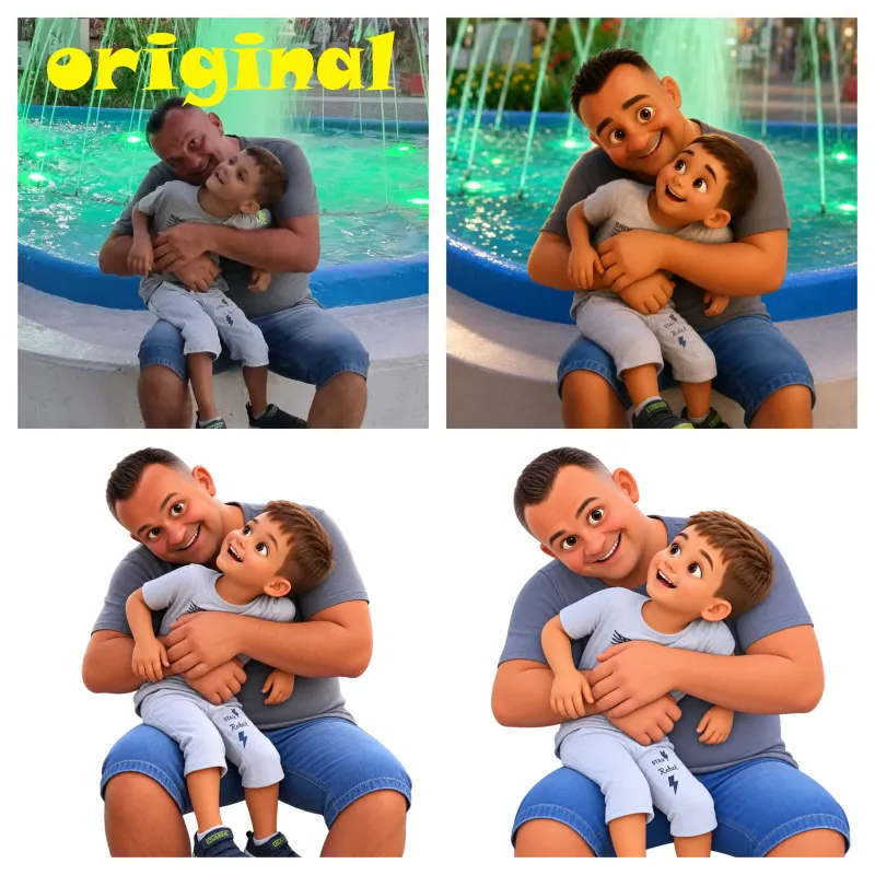 Personaje personalizado estilo Disney Pixar – Imán para nevera o llavero | 