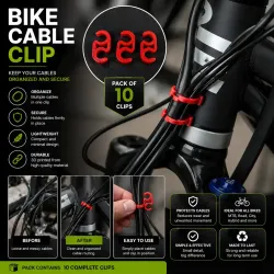 Clips para Cables de Bicicleta