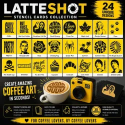 Tarjetas de plantillas LatteShot