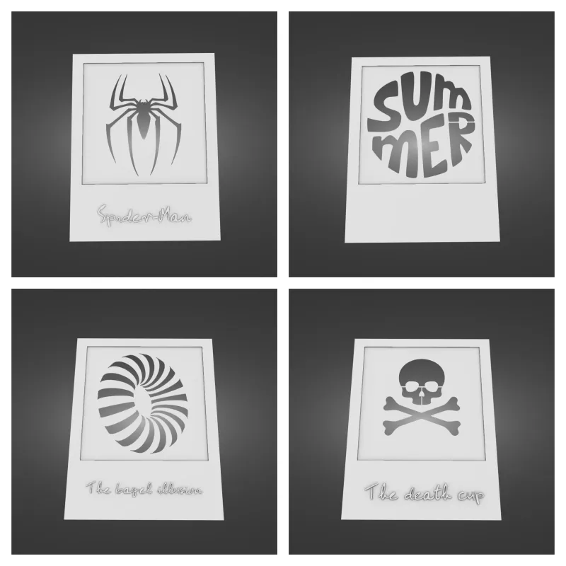 LatteShot Stencil Cards | 