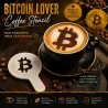 Bitcoin Lover Coffee Stencil | 