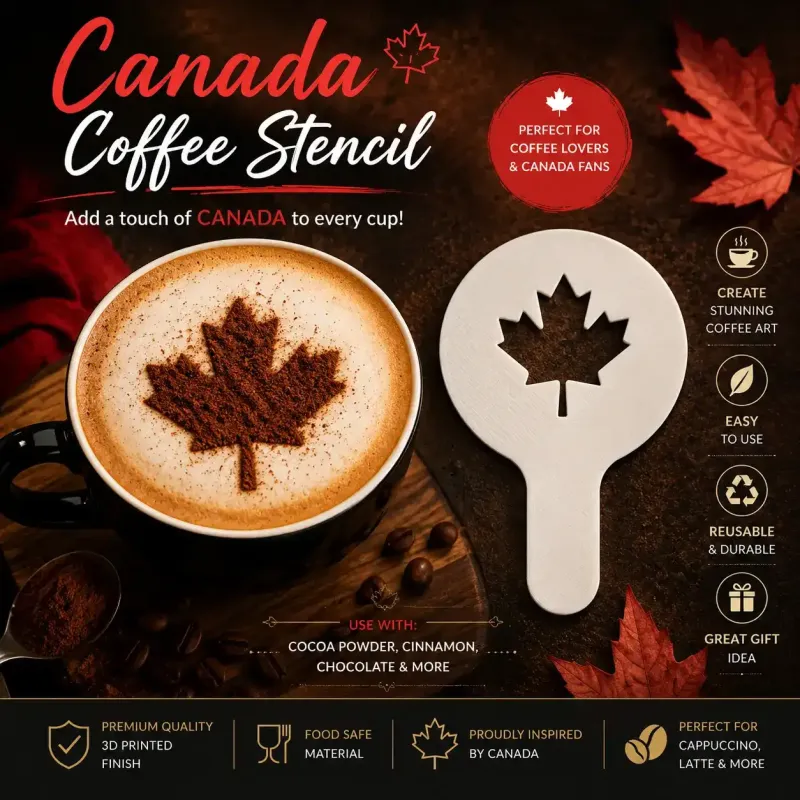 Maple Brew – Plantilla de café Canadá | 