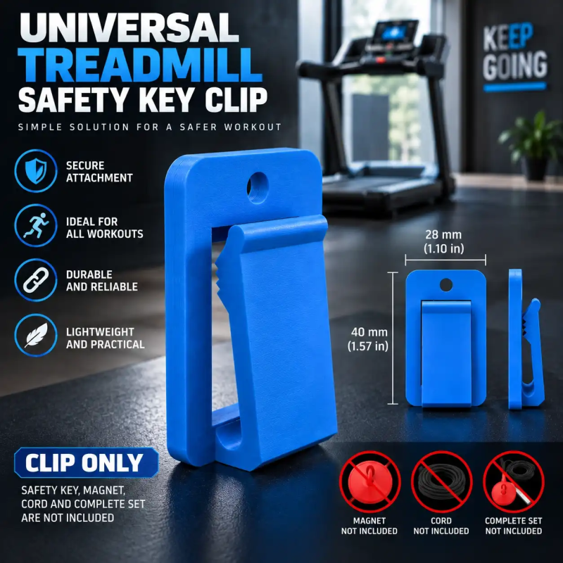 Clip de sécurité universel pour clé de tapis de course | 