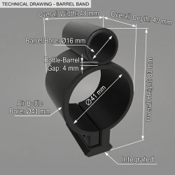 AEA Challenger Collier de Canon Big Bore