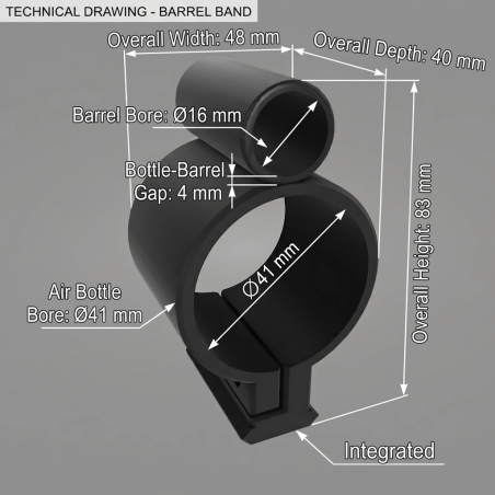AEA Challenger Collier de Canon Big Bore |