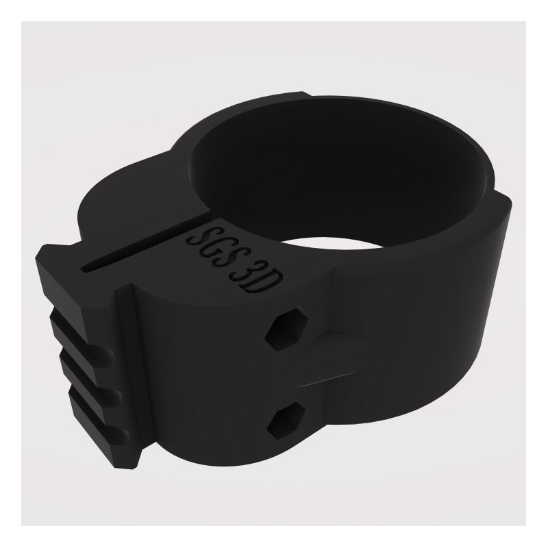 Abrazadera para botella Picatinny 60-62 mm y 52 mm (sin rieles laterales) - Price: €25 - FX Airguns