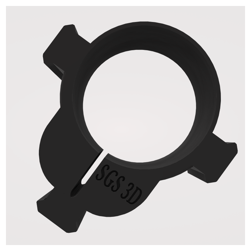 Morsetto per bottiglie Picatinny 60-62 mm e 52 mm (con guide laterali)