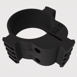 Price: €30 - Picatinny-Flaschenklemme 60-62 mm und 52 mm (mit Seitenschienen) - FX Airguns