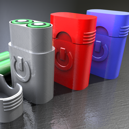 Batterijopslagdoos 18650 |
