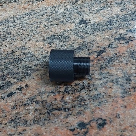 Silencer adapter for airguns Female UNF-1/2 with 20 TPI, Male UNEF 1/2 with 28 TPI - Price: €22 - 