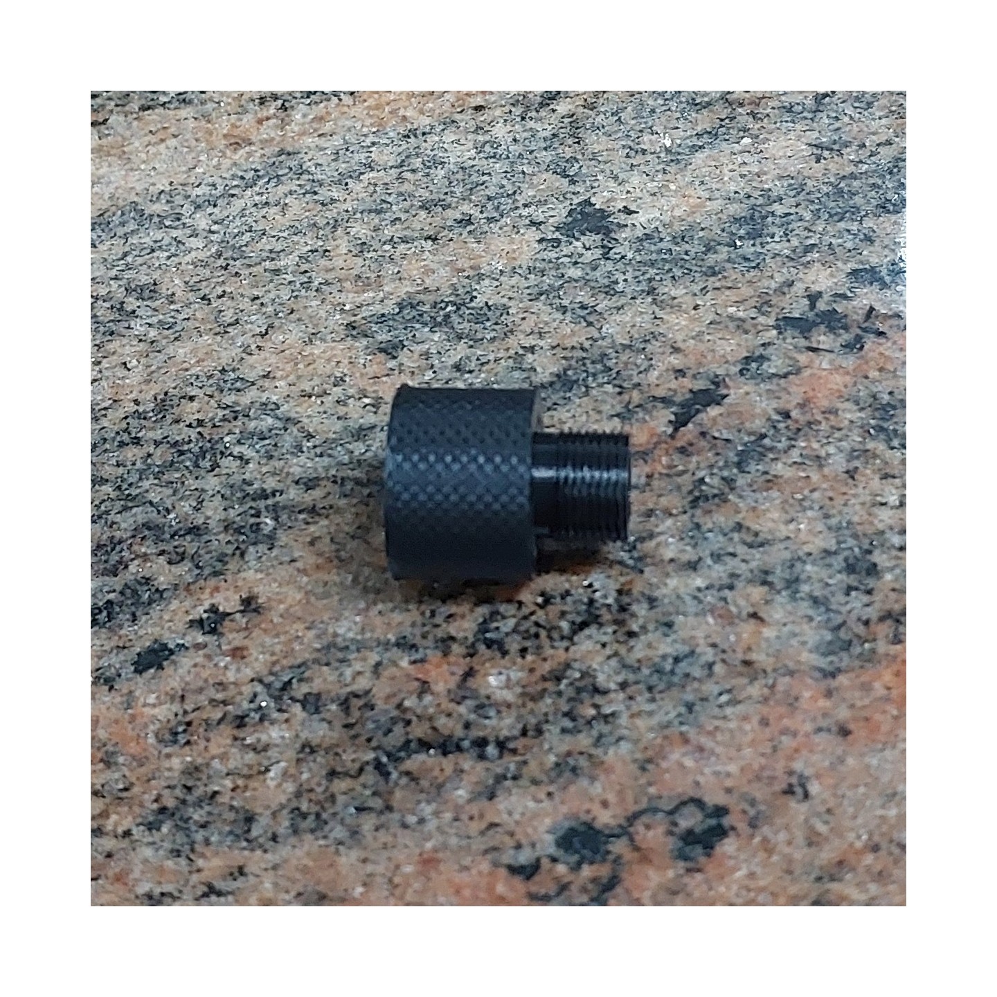 Silencer adapter for airguns Female UNF-1/2 with 20 TPI, Male UNEF 1/2 with 28 TPI - Price: €22 - 