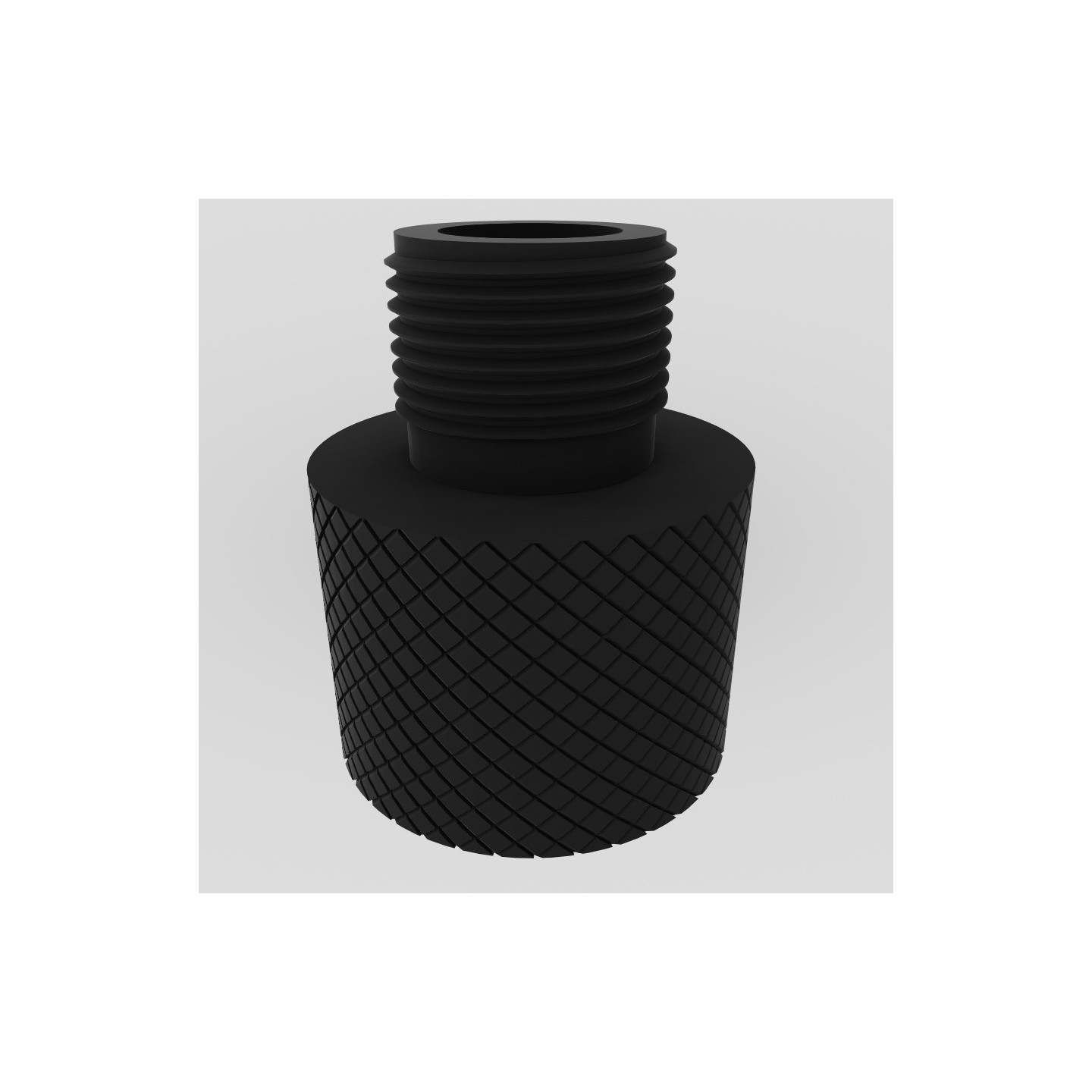 Silencer adapter for airguns Female UNF-1/2 with 20 TPI, Male UNEF 1/2 with 28 TPI - Price: €22 - 