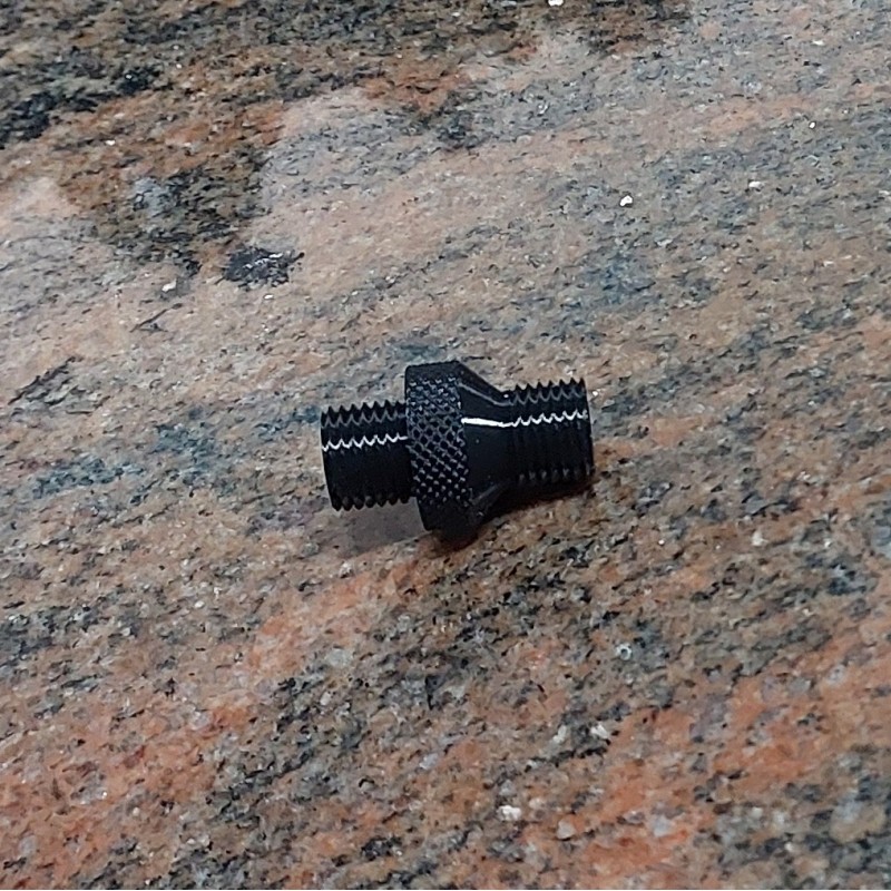Adaptador de silenciador de pistola de pressão UNF 1/2 macho para UNF 1/2 macho | 