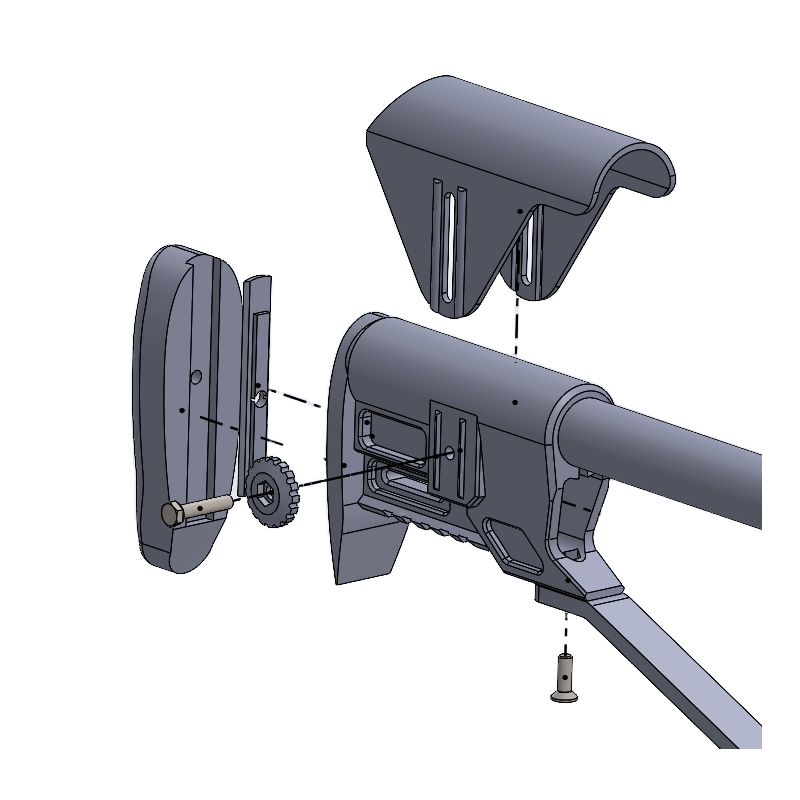 Artemis PP750 Crosse avec repose-joue réglable | Artemis