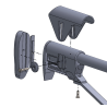 Artemis PP750 Crosse avec repose-joue réglable | Artemis